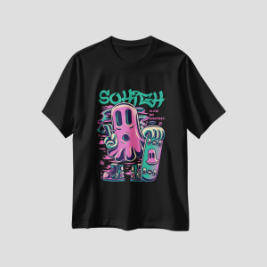 Vibrant Ghost Unisex Oversized T-Shirt